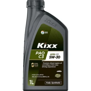 Моторное синтетическое масло KIXX PAO 5w-30 API SP, ACEA C3 канистра 1 л