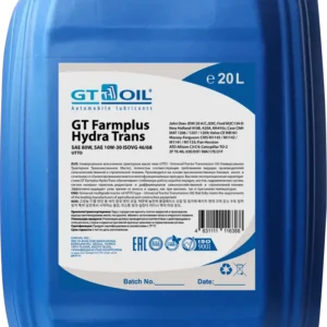 Трансмиссионное масло GT Farmplus HydraTrans 10W-30 20л